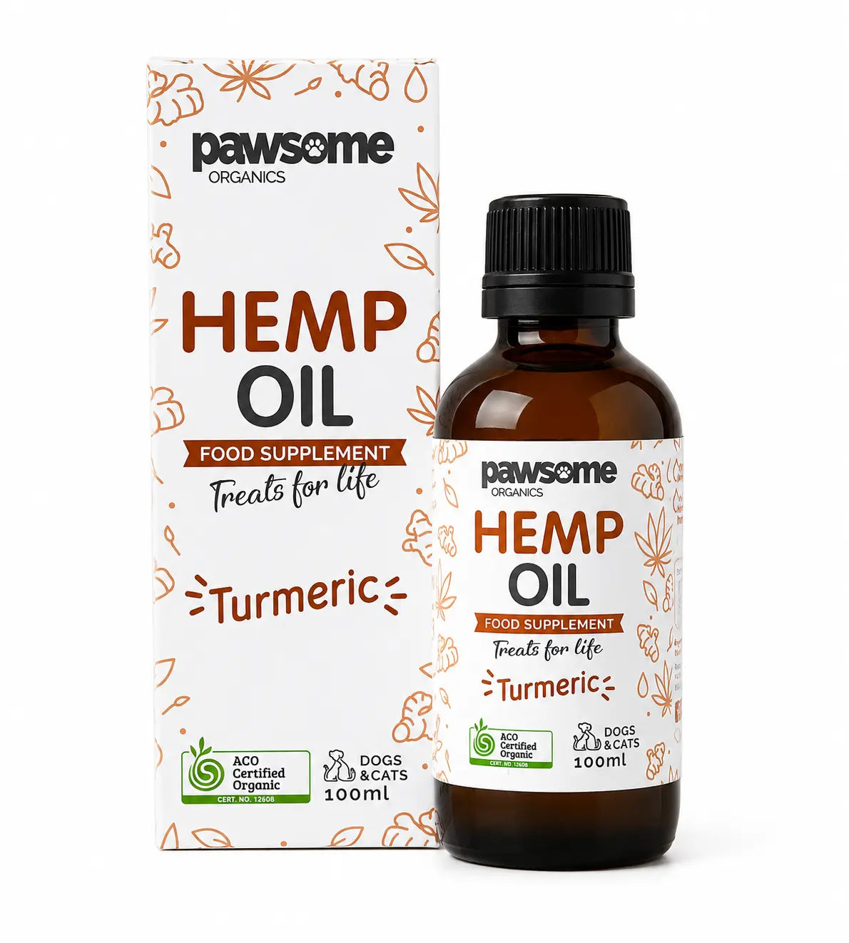 Turmeric Hemp Oil 100ml — Everyday Joint Comfort
