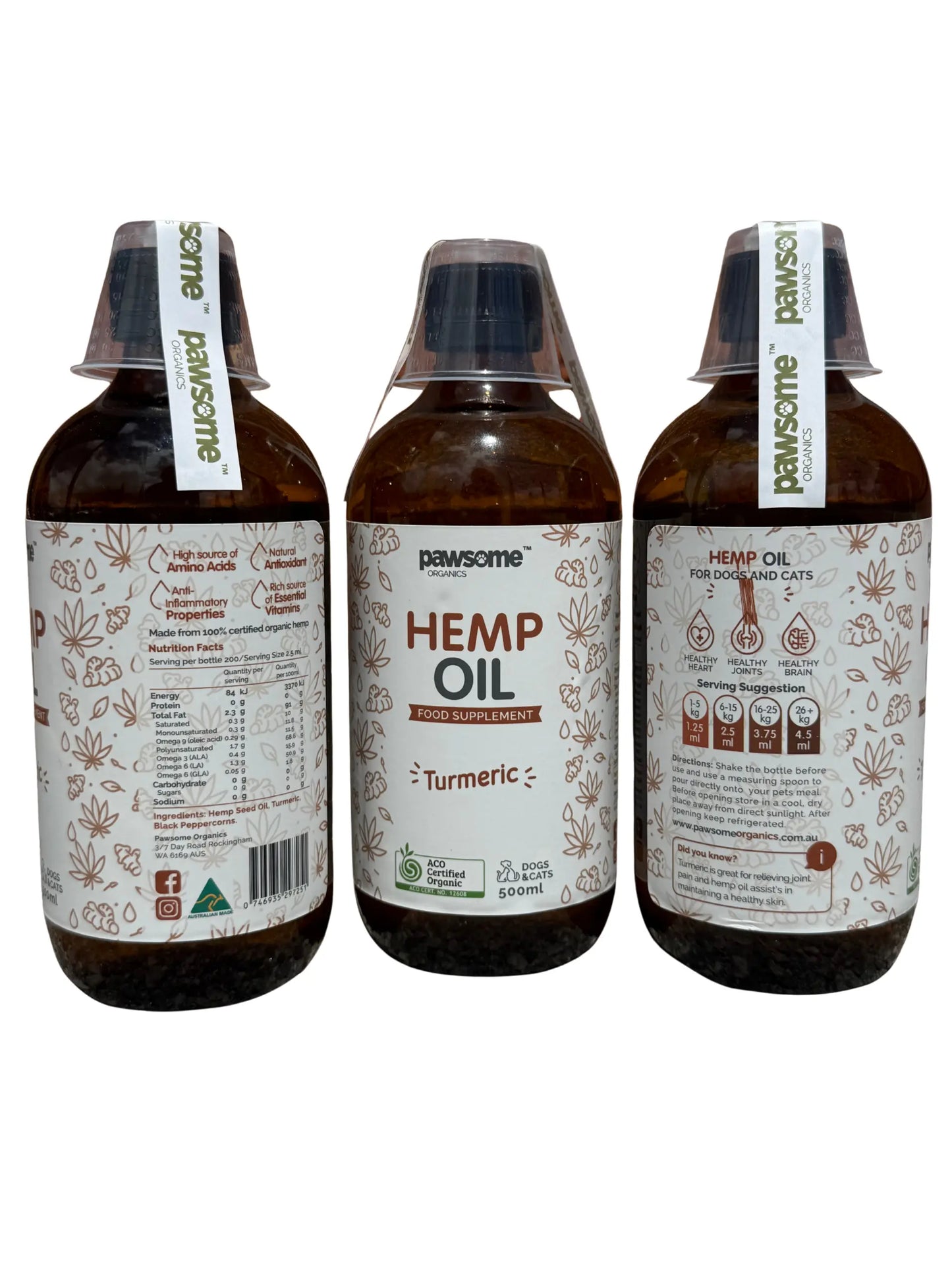 Turmeric Hemp Oil 100ml — Everyday Joint Comfort