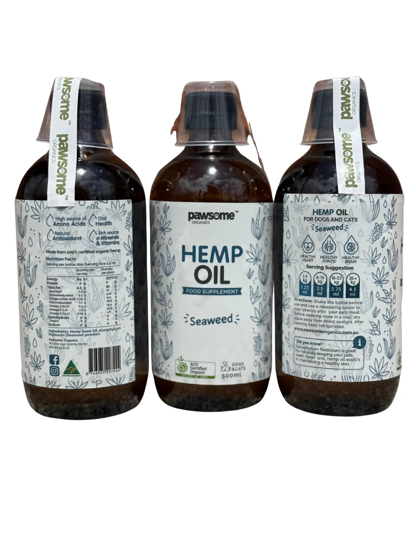 Seaweed Hemp Oil 100ml — For a Healthy, Glossy Coat