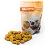 PAWDROP Natural Pet Wellness Bundle with hemp oil and organic dog treats, featuring a bottle of hemp nectar and treats for dogs.